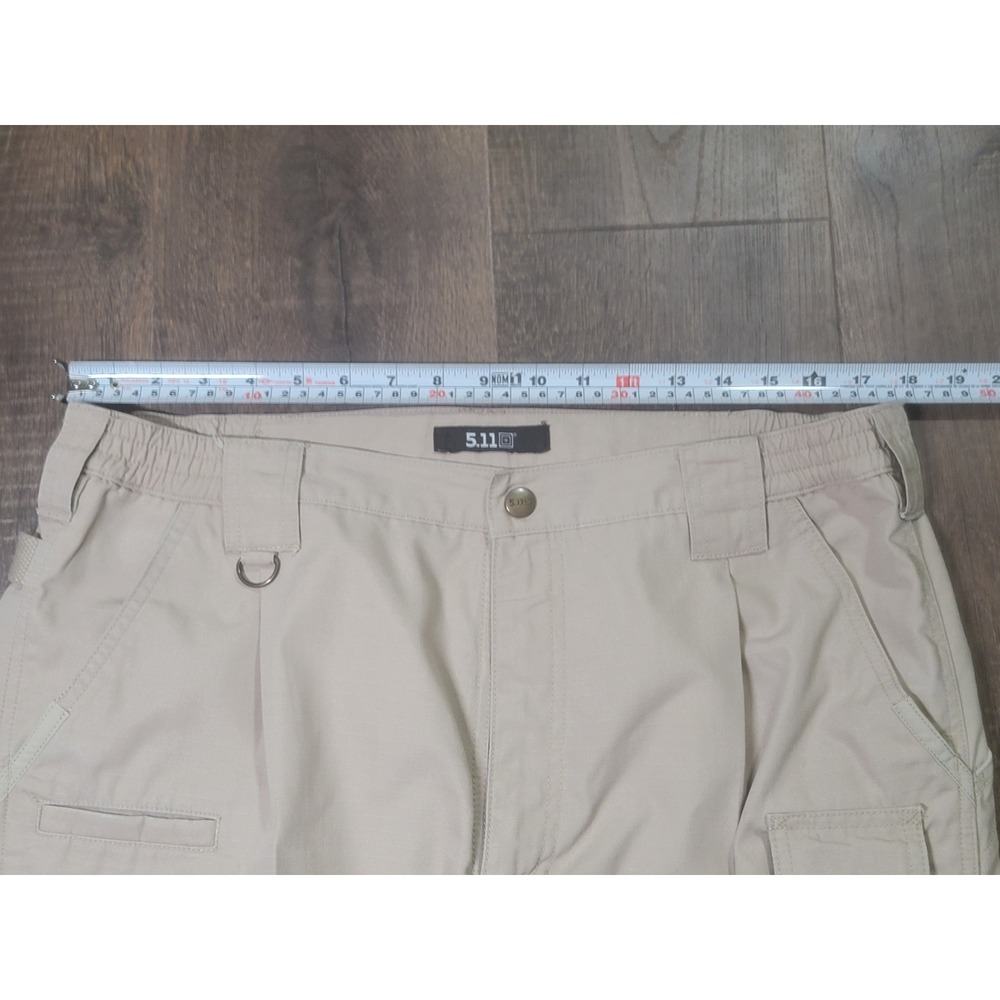 5.11 Tactical Mens Khaki Ripstop Cargo Pants 74273 36x30 Tan Utility Workwear